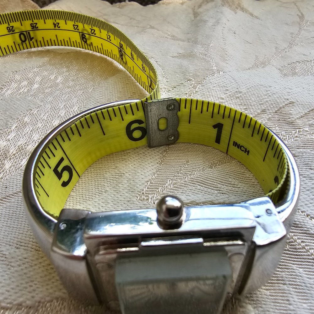 Lady's Milano Quartz Silver Tone Cuff Watch - Picture 16 of 16